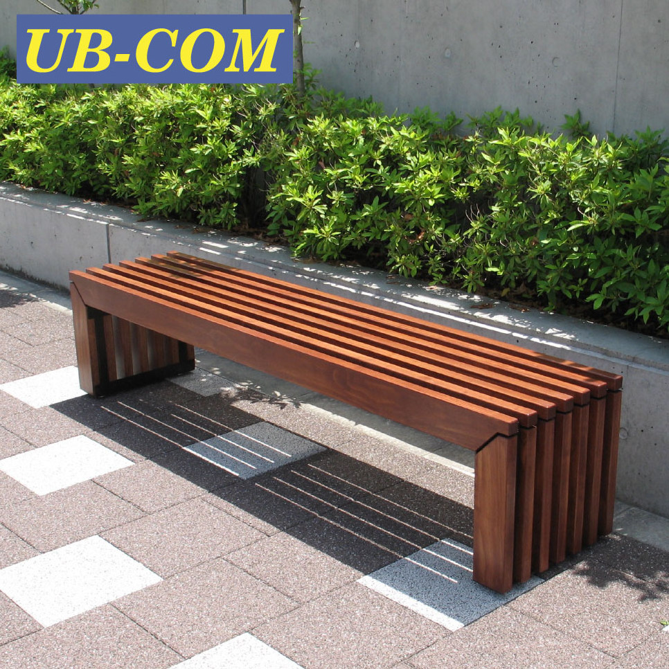 Exquisite UB-EG071AW Rot Resistant Benches Wooden Garden Patio Chair Outdoor Furniture