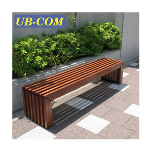 Exquisite UB-EG071AW Rot Resistant Benches Wooden Garden Patio Chair Outdoor Furniture