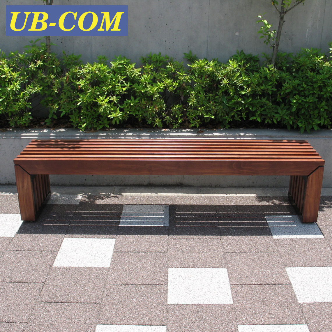 Exquisite UB-EG071AW Rot Resistant Benches Wooden Garden Patio Chair Outdoor Furniture