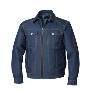 Wholesale Rate Heat Stroke Preventing Cooling Denim Jacket for Men