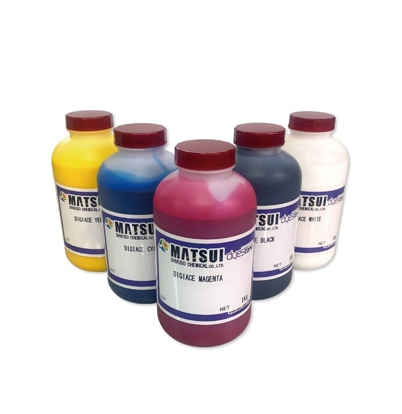 Water-based pigment ink for inkjet printers, DTF, and DTG dtf pigment ink