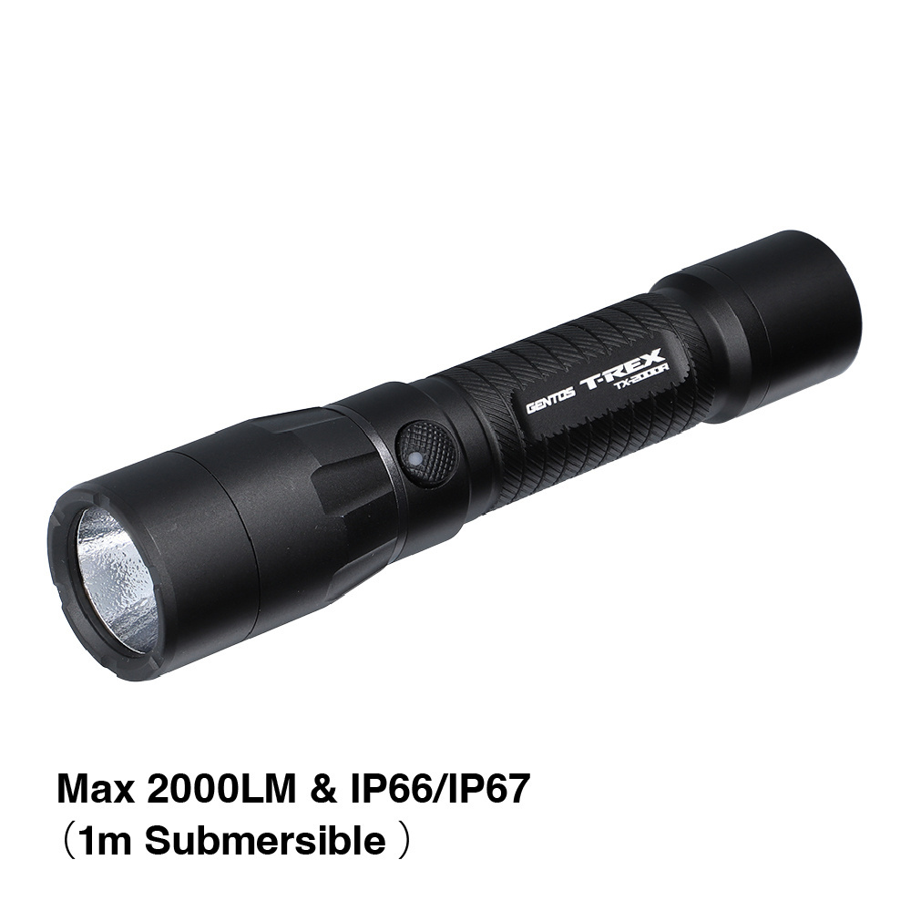 Strong Rechargeable High Power Water Proof Mini Torch Flashlight