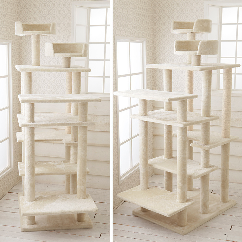 Multilevel Indoor Pet Supplies Modern House Furniture Climbing Tower Tree Cat Accessories