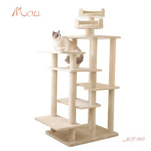 Multilevel Indoor Pet Supplies Modern House Furniture Climbing Tower Tree Cat Accessories