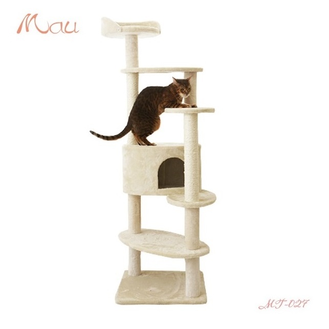 Cheap Pet Supplies Modern Tower Furniture Trees Scratcher Cat Accessories