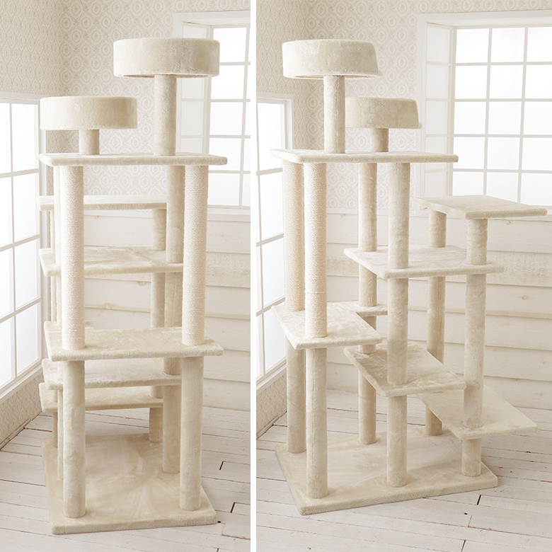 Multilevel Indoor Pet Supplies Modern House Furniture Climbing Tower Tree Cat Accessories