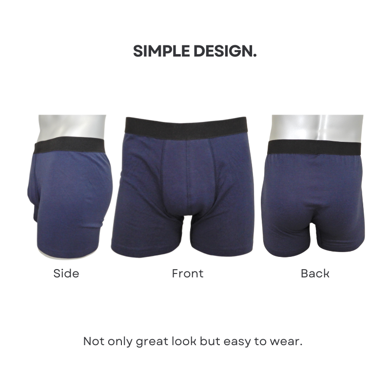 Private Label Reusable Incontinence Protection Underwear Boxer Mens Swim Briefs