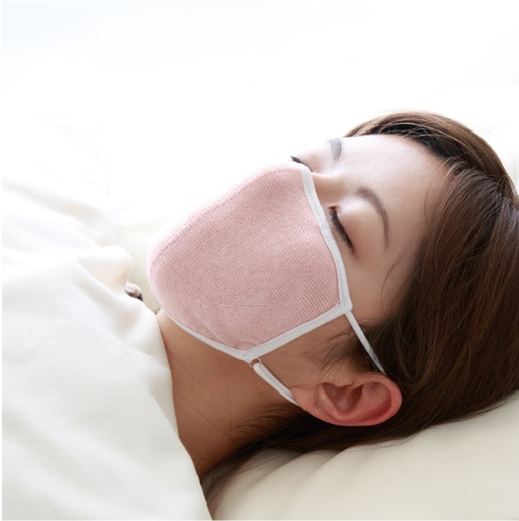 Japanese High Quality Reusable Custom Female Silk Face Sleep Mask