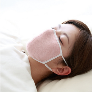 Japanese High Quality Reusable Custom Female Silk Face Sleep Mask