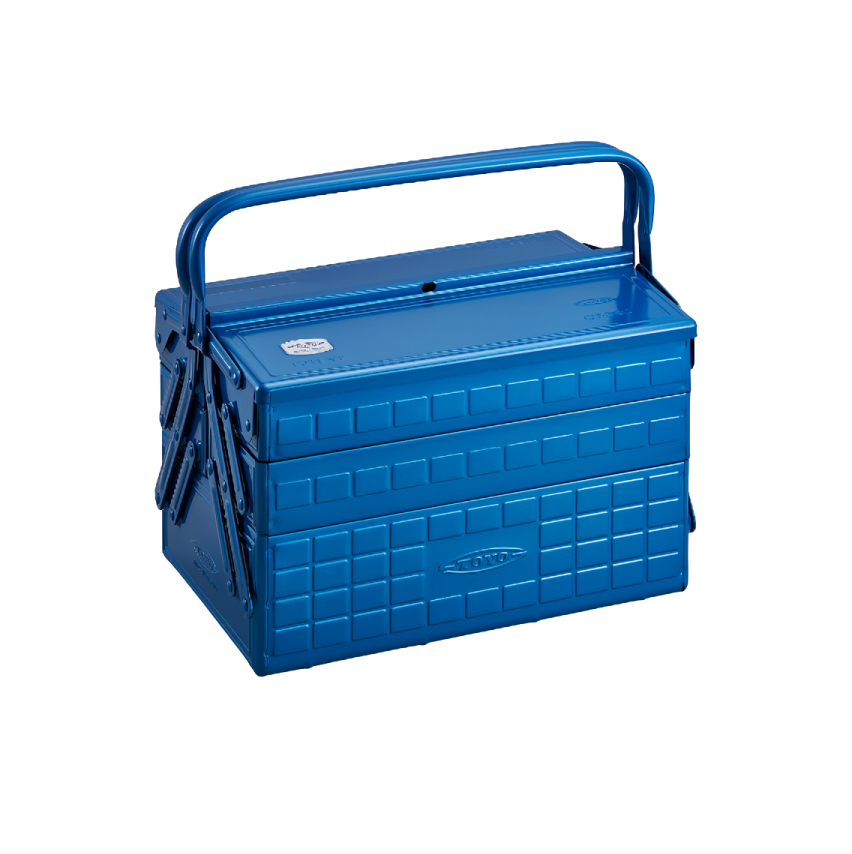 Outdoor storage box hard steel storage box durable storage trunk for camping tool potable tool box with handle and dividers