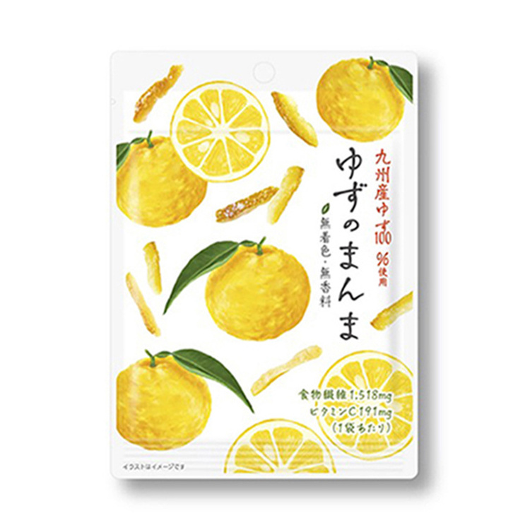 No Additive Japanese big  hit fruit & vegetable snacks Yuzu Peel OEM Food For Sale japanese yuzu