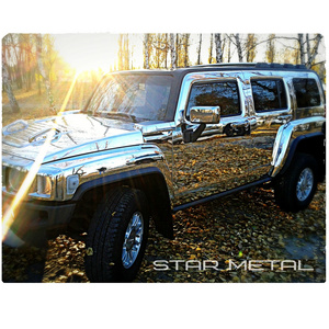 Japan High Quality PVC Chrome Car Wrap Vinyl Film For Car Body Stickers