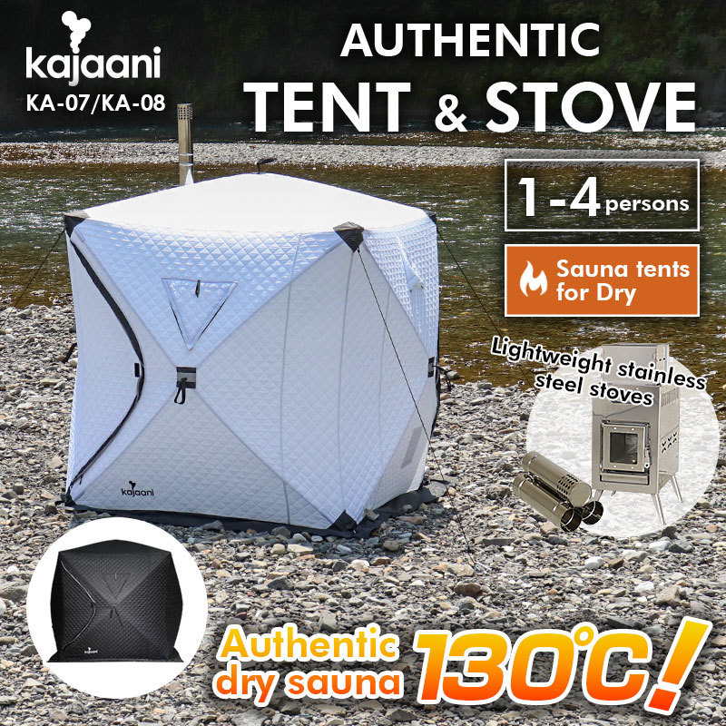 Portable sauna outdoor tent platform and wood stove for sale