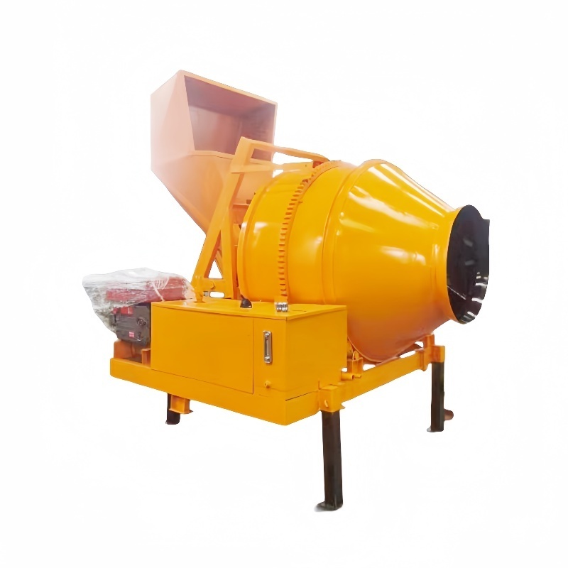 High Production 350 Model Diesel Concrete Drum Mixer with Water Pump and Good Quality Handle Control for Cement in Guangzhou