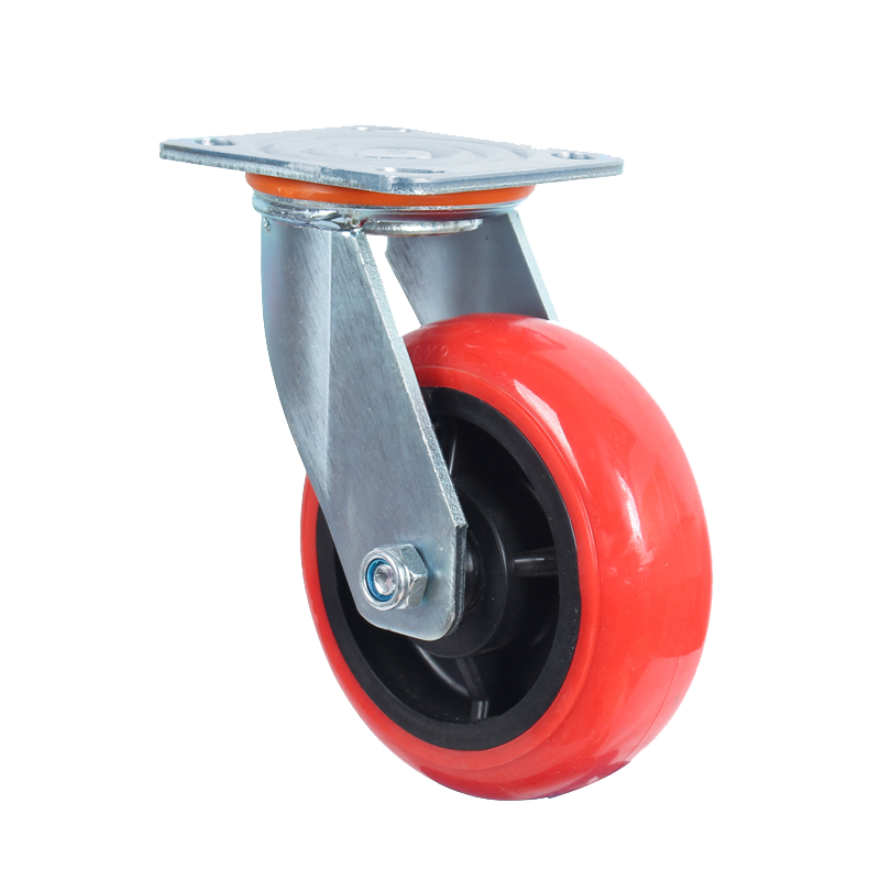 Industrial polyurethane side mount caster and wheel with bearing  supplier