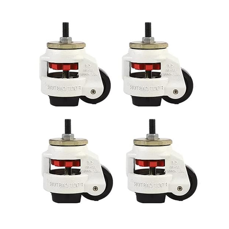 Gd-40f gd-80f gd-150f heavy duty retractable adjustable leveling caster wheels