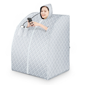 Slimming heating sauna 2023 for weight loss and detox sweat sauna box with arms out sauna-box infrared rooms one person machine