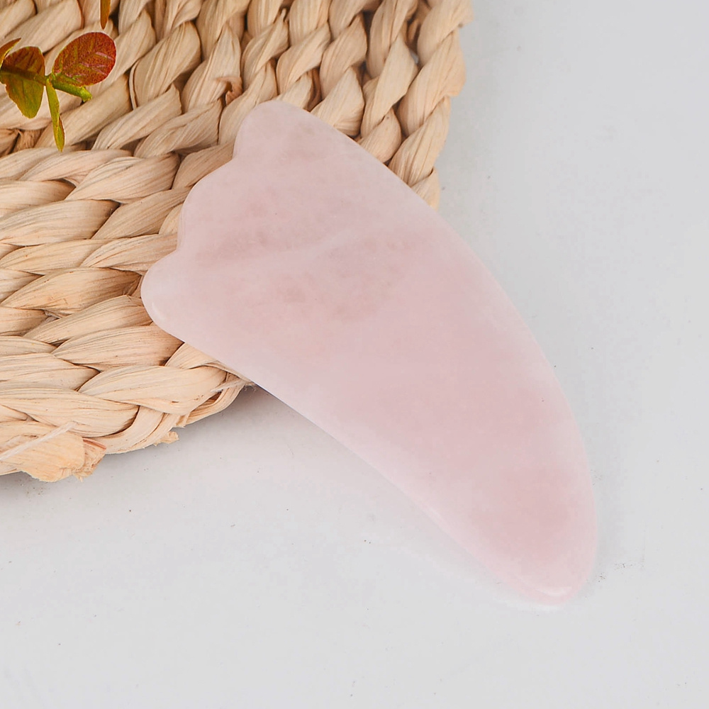 2023 OEM Anti Aging Jade Stone Massage Set Gua Sha Rose Quartz Jade Face Roller with Box