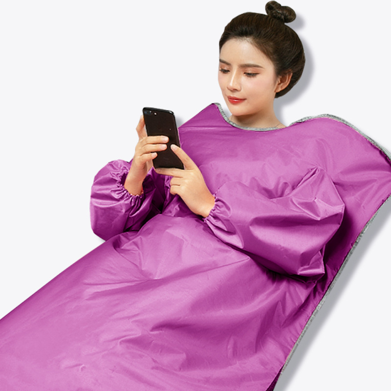 Heating portable slimming 2 zone inferred infrared infra red infred sauna wrap detox blanket liner for weight loss and detox