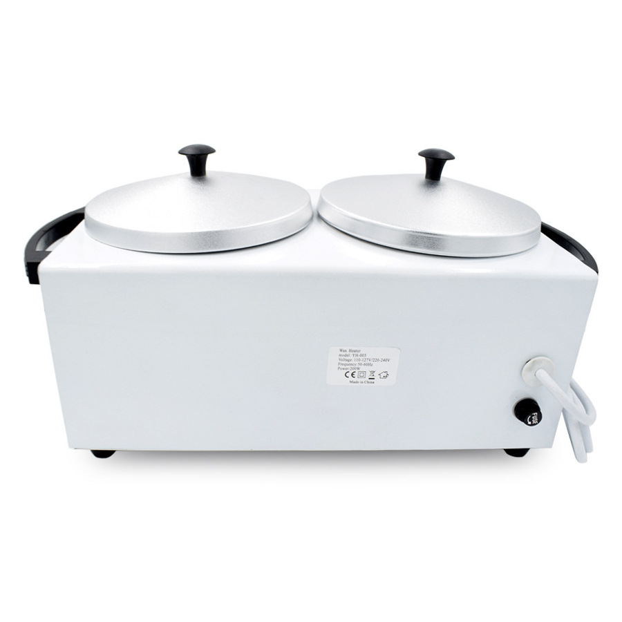 New Design 1200cc Depilatory Paraffin Bath Wax Machine Melt Body Double Pots Double Hard Wax Pot Heater Warmer Wax Melter