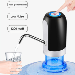 Automatic USB Rechargeable 1200mAH Mini Electric Portable Outdoor Drinking Water Bottled Water Dispenser Pump