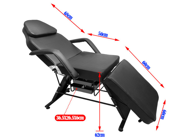 Salon Massage Tables Folding Beauty Massage Beds Dental Professional Tattoo Chair Height Adjustable