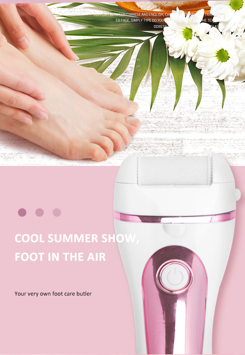 Wholesale Foot Scrubber Electric Callus Remover Rechargeable Removes Dead Skin and Calluses Pedicure Device