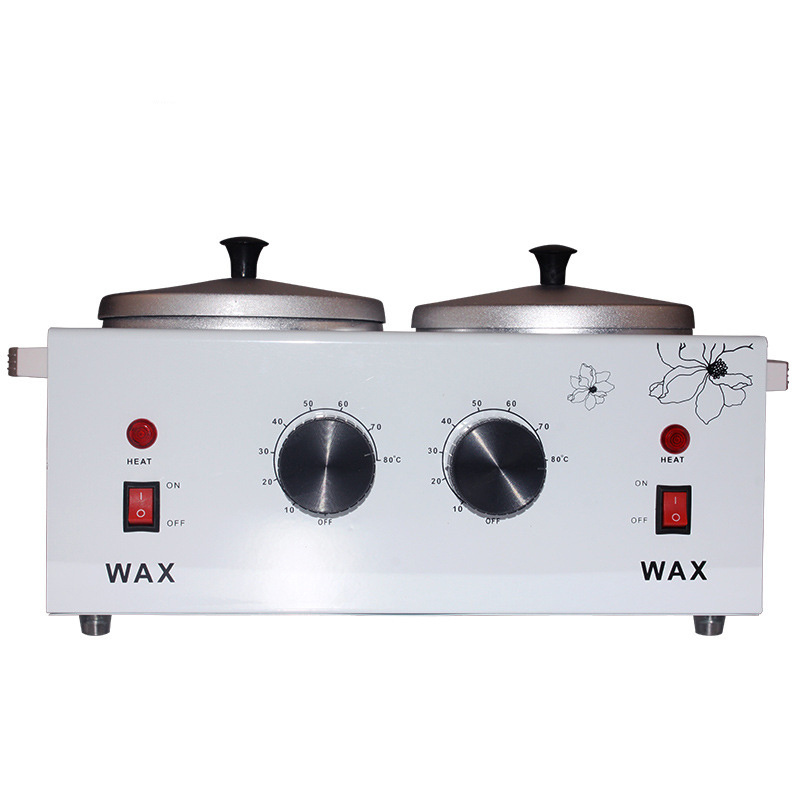 New Design 1200cc Depilatory Paraffin Bath Wax Machine Melt Body Double Pots Double Hard Wax Pot Heater Warmer Wax Melter