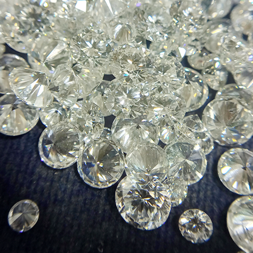 Loose Cvd - HTHP Diamond DEF color VVS round small size loose lab grown cvd hpht 1.5mm size diamond