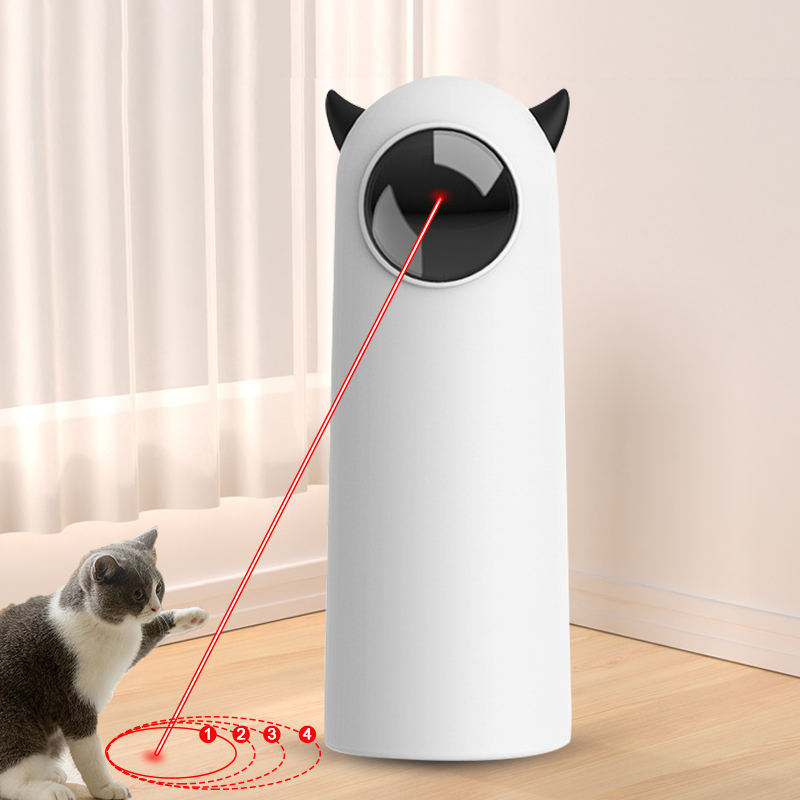 Infrared cat and dog teaser pet toys  automatic cat teaser timing intelligent laser cat teaser