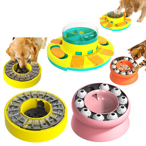 Dog cat slow feeder dispenser toys food snack leakage pet toy puppy interactive IQ training puzzle toy kitten pet supplies