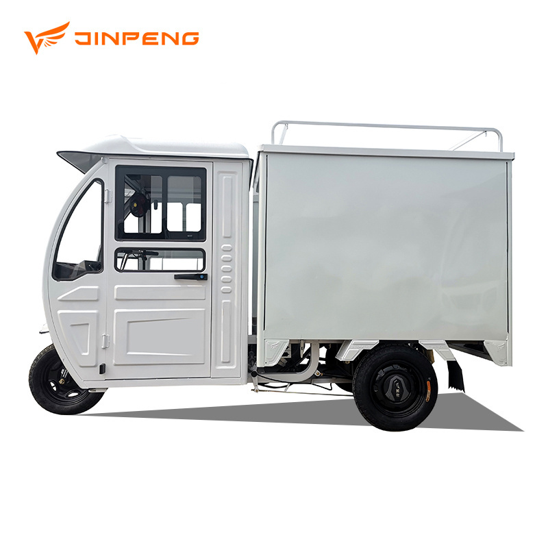 JINPENG Enclosed Container Express Electric Tricycle Other Tricycles  Cargo Bike for Sale