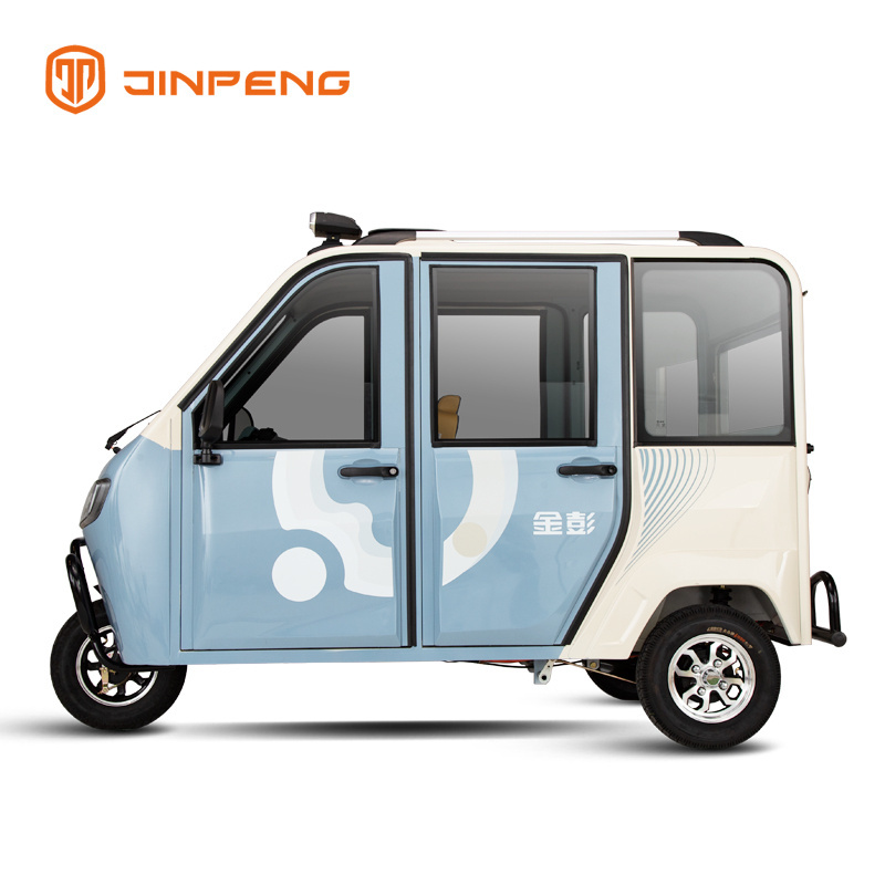 2023 Good Quality and Low Price High Quality Big Space Electric Passenger Tricycle 4 Wheel Electric Car AC 60V Closed Eec 400