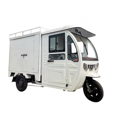 JINPENG Enclosed Container Express Electric Tricycle Other Tricycles  Cargo Bike for Sale