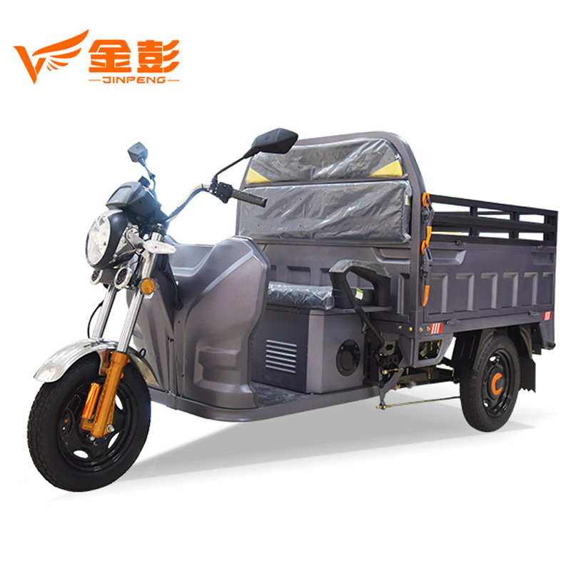 JINPENG Electric tricycle cargo bike three wheel electric bicycle cargo trailer