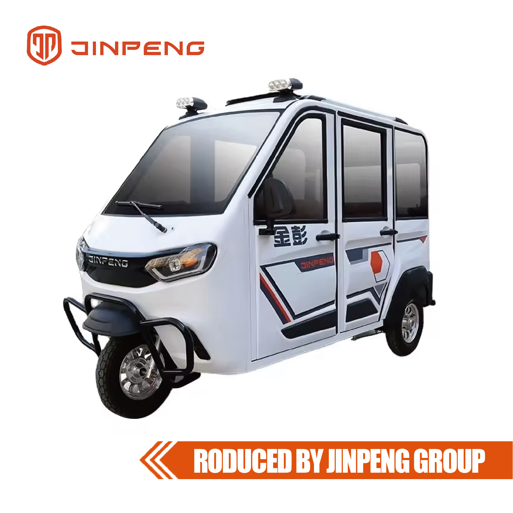 Wheel Motorcycle with Oassenger Seat Taxi Tricycles Jinpeng Passenger Enclosed Cabin 3 3 Wheel Electric Scooter 60V Closed Eec