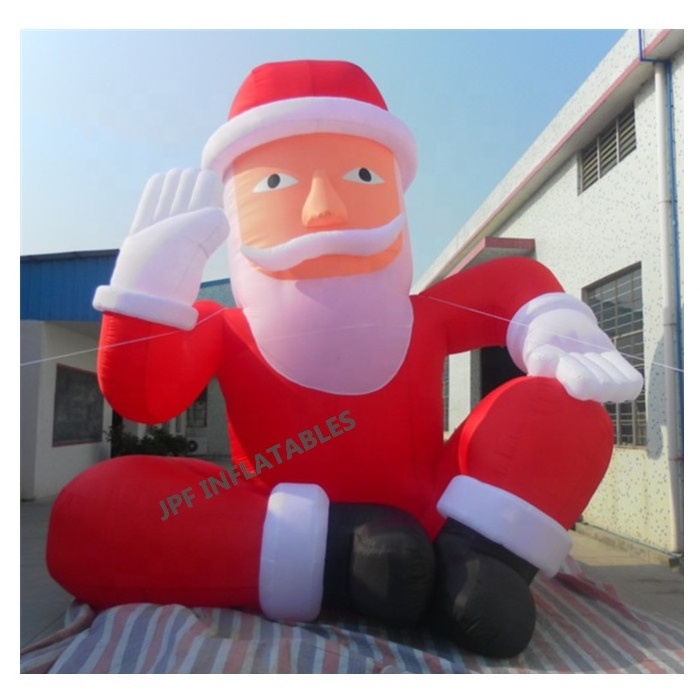 20ft giant outdoor christmas inflatable santa for yard, inflatable santa claus for party show event