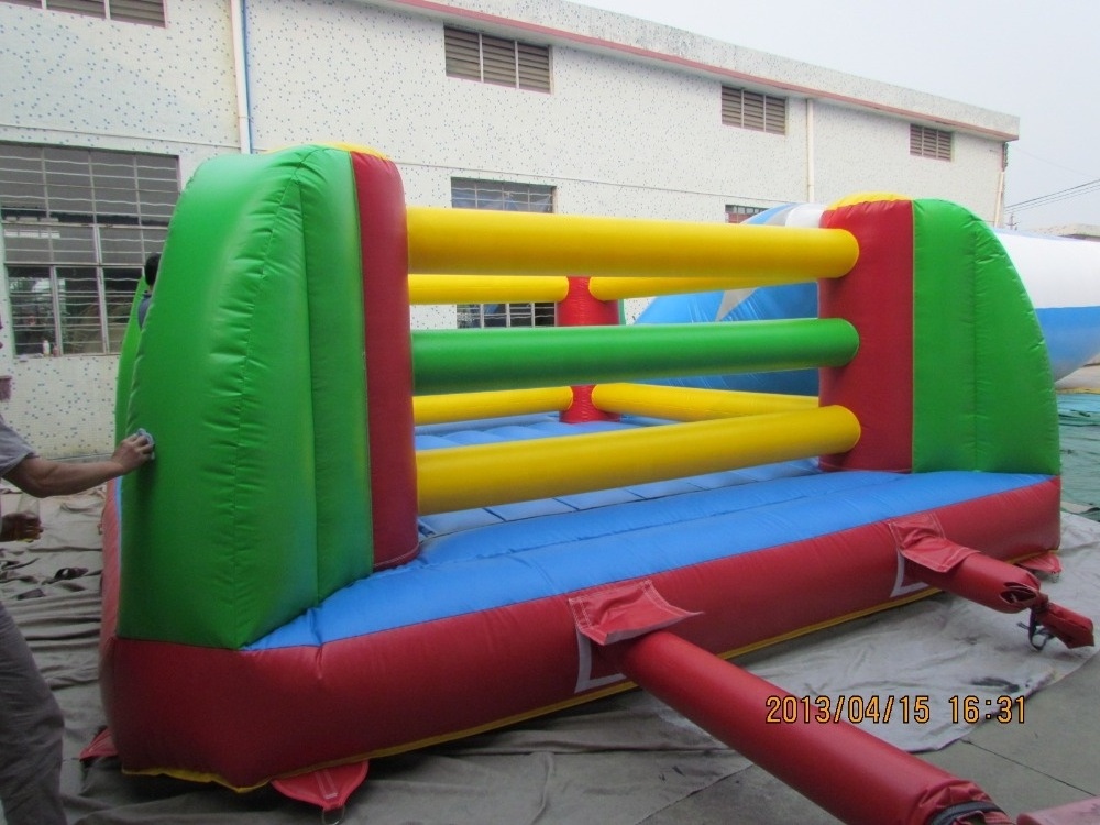 Cheap price inflatable wrestling ring/custom fighting field/ boxing ring for outdoor sport amusement