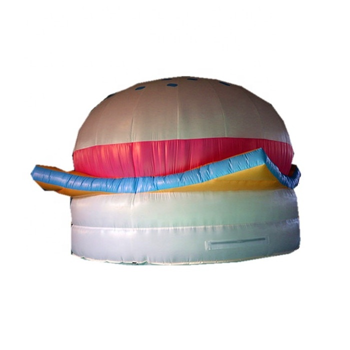 2021 outdoor advertising inflatable hamburger, Inflatable German Cheese burger for sale