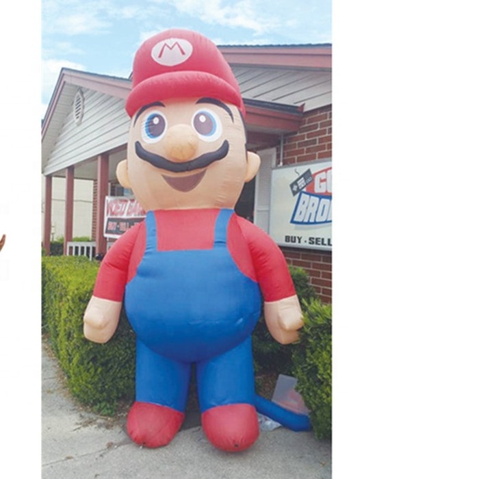 2019 Popular inflatable super mario mascot costume cartoon