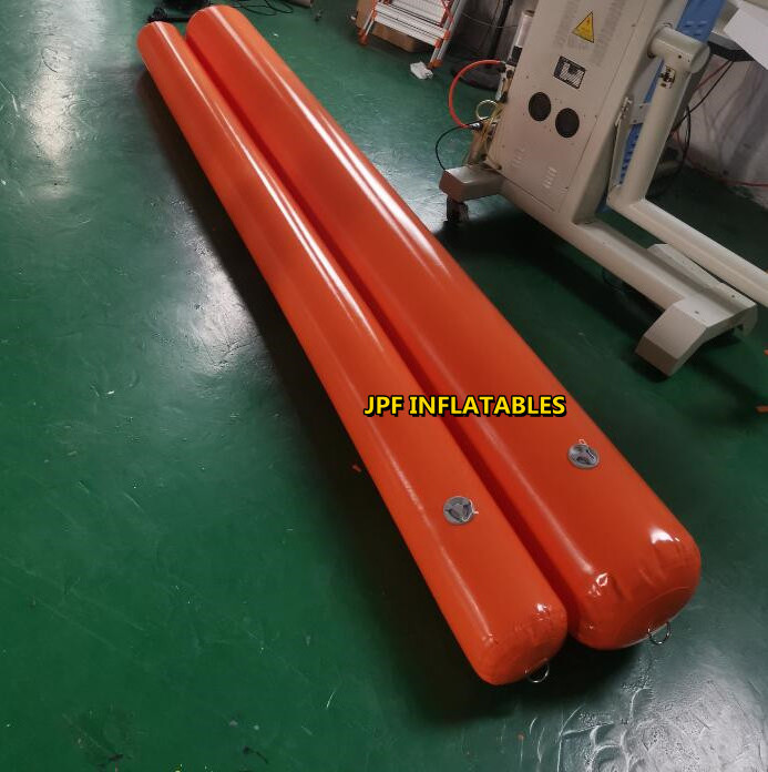 Custom made  Inflatable Water Floating Long Tube Inflatable Buoy for Water Park