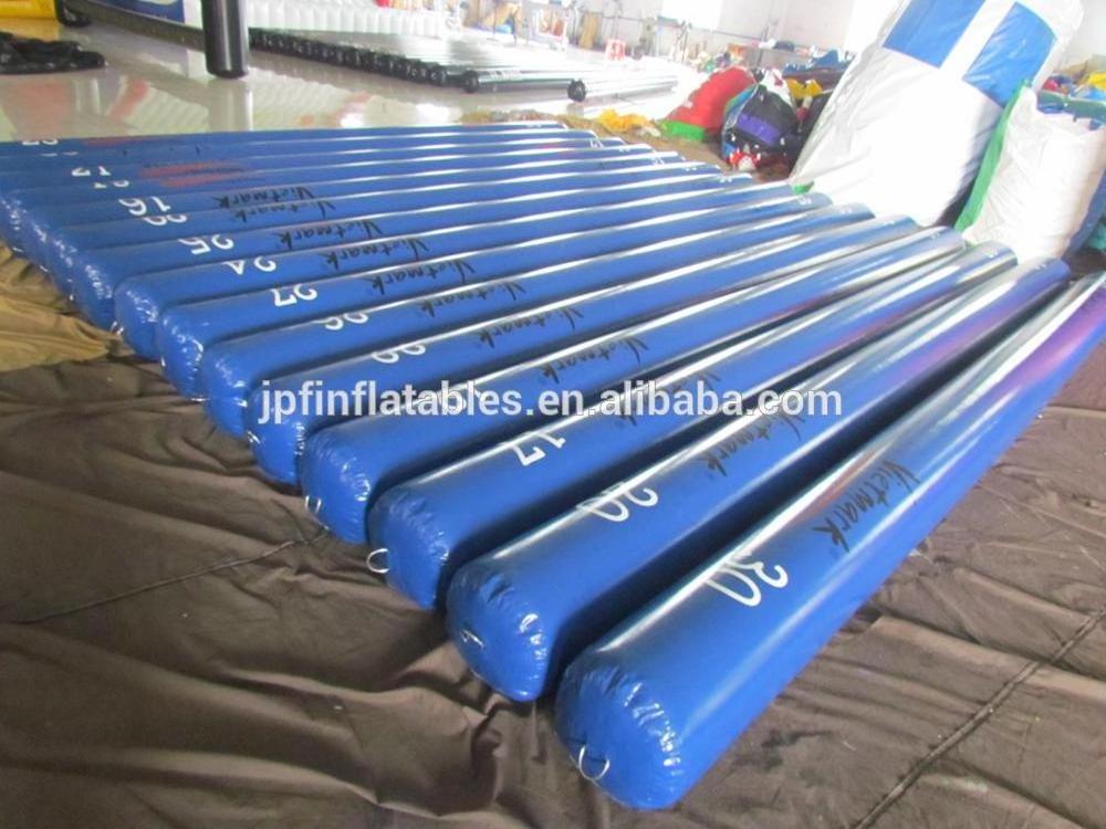 Custom made  Inflatable Water Floating Long Tube Inflatable Buoy for Water Park