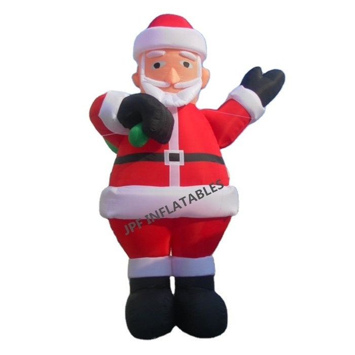 20ft giant outdoor christmas inflatable santa for yard, inflatable santa claus for party show event