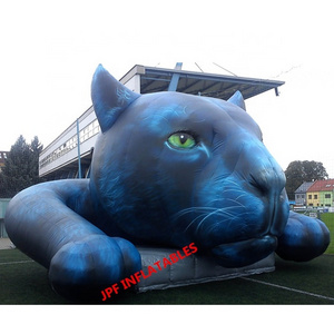 Full print inflatable advertising panther cartoon/ inflatable panther balloon for outdoor event sale