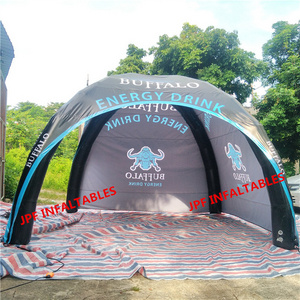 Factory price outdoor airtight inflatable spider tent canopy / air sealed adverting spider tent with removable doorways