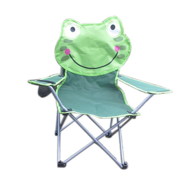 Wholesale Foldable Outdoor Small Light Folding Animal Print Kids Camping Chair with Umbrella