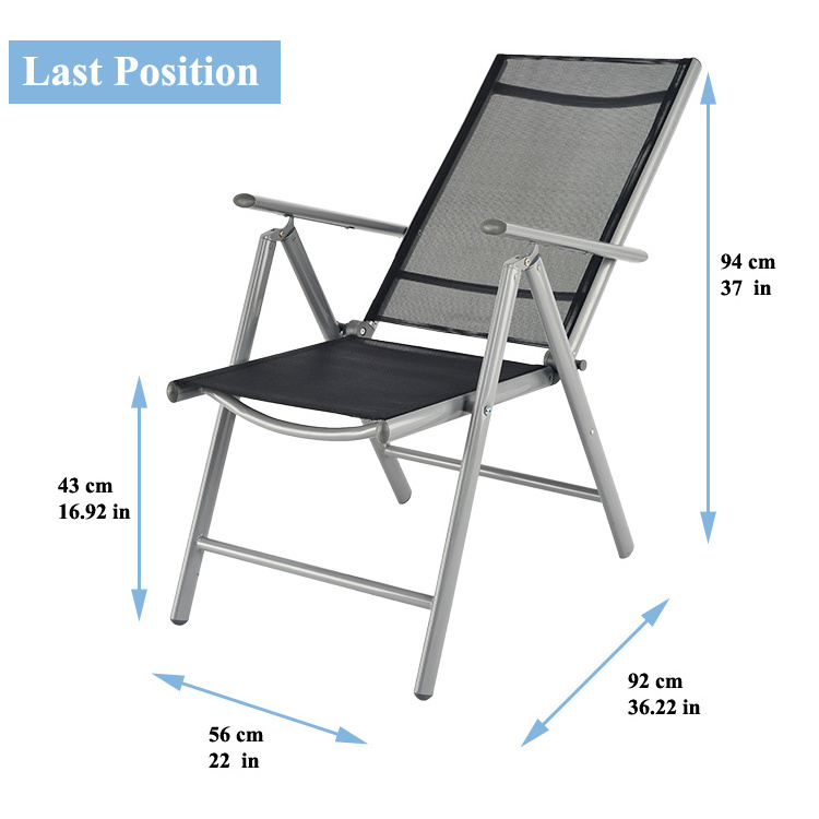 wholesale 6pcs outdoor  Modern matel round table folding chair garden patio bistro balcony Furniture Set