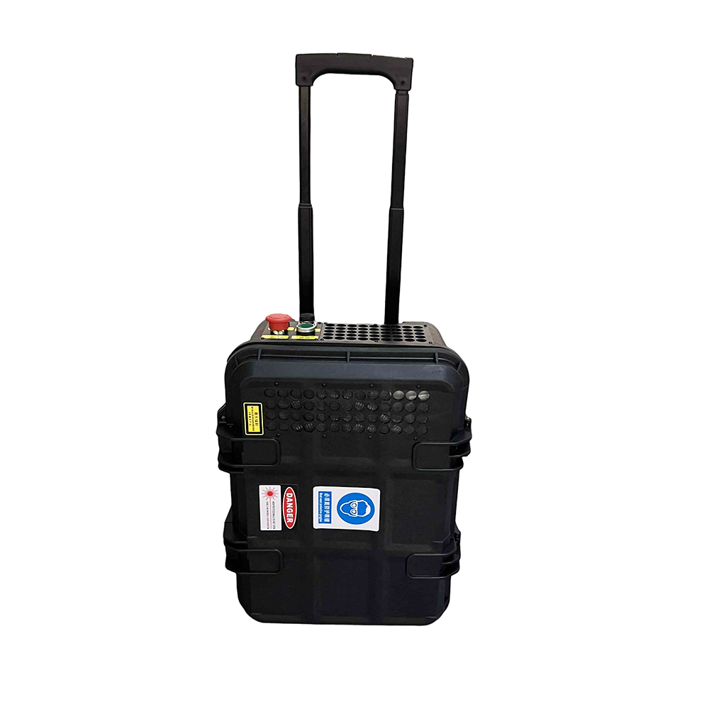 Wholesale New Products Lazer Luggage Portable Pulse 100w 200w 300w Mold Laser Rust Oil Remover Paint Cleaning Machine Price