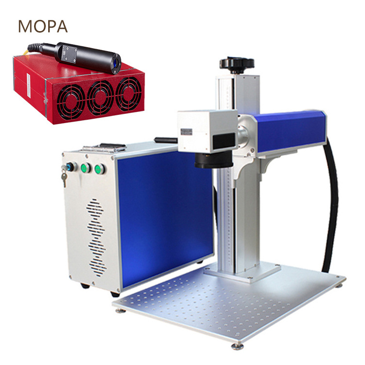 Laser marking machine JPT Mopa  50W 30W 60W 100W Auto Focus 2.5D 3D fiber laser engraving machine for Jewelry Metal engrave