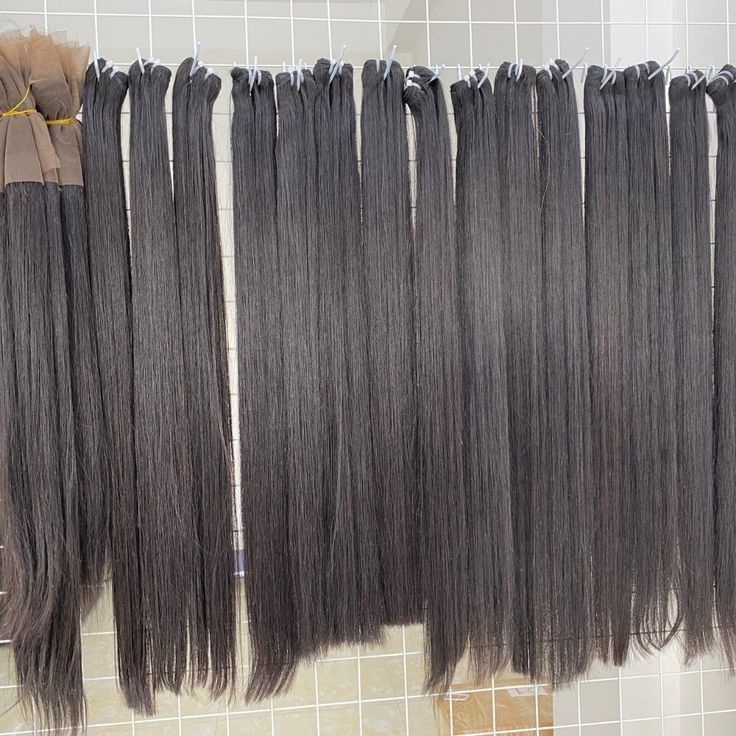 Raw Cambodian Hair 40 Inch Bundles Human Hair Wholesale Raw Unprocessed Vietnamese Hair Perm Yaki Straight